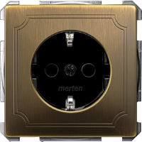 МЕХ-М РОЗЕТКИ С/З С/Ш, АНТИЧНАЯ ЛАТУНЬ