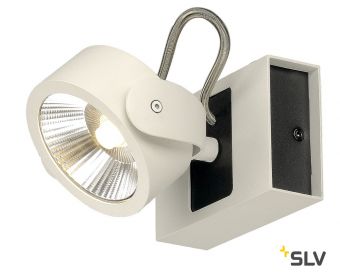 KALU 1 LED светильник накладной 17Вт с LED 3000К, 1000лм, 60°, белый/ черный