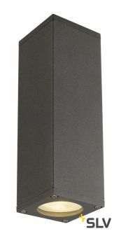 THEO UP/DOWN светильник настенный для 2-х ламп GU10 по 50Вт макс., антрацит