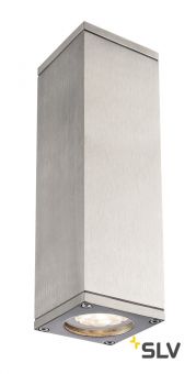 THEO UP-DOWN OUT светильник настенный IP44 для 2-х ламп GU10 по 35Вт макс., мат.алюминий (ex 229536)