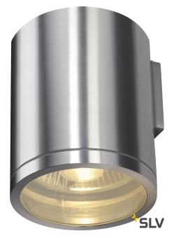 ROX WALL светильник настенный IP44 для лампы ES111 50Вт макс., матированный алюминий (ex 229766)