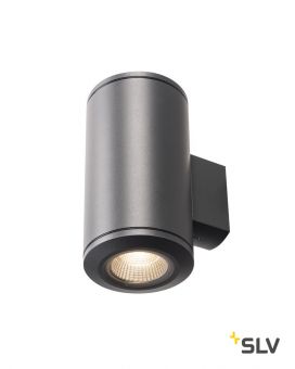 POLE PARC UP/DOWN светильник настенный IP44 56Вт c LED 3000K, 2x 2900лм, 2х 36°, черный