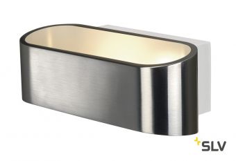 ASSO 70 LED Dim to Warm светильник настенный 12Вт с LED 2000-3000К, 530лм, матир. алюминий / белый