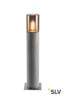 LISENNE 70 светильник ландшафтный IP54 для лампы E27 23Вт макс., серый базальт/ дымчатое стекло