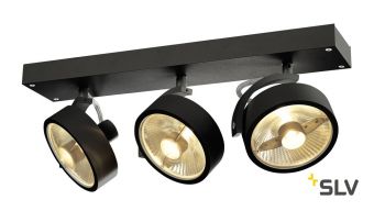 KALU 3 ES111 светильник накладной для 3-х ламп ES111 по 75Вт макс., черный