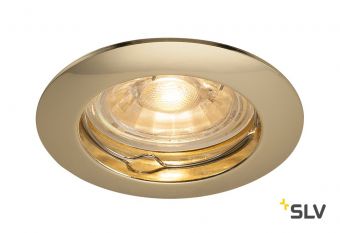 PIKA ROUND QPAR51 светильник встраиваемый для лампы GU10 50Вт макс., латунь