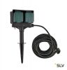 Удлинитель садовый на 4 розетки, IP44, кабель 10 метров, UK