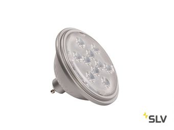 LED QPAR111 GU10 источник света 230В, 7.3Вт, 4000K, 730лм, 13°, серебристый корпус