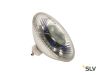 LED QPAR111 GU10 источник света 230В, 10Вт, 3000K, 630лм, 38°, 3 уровня яркости, зеркальный корпус