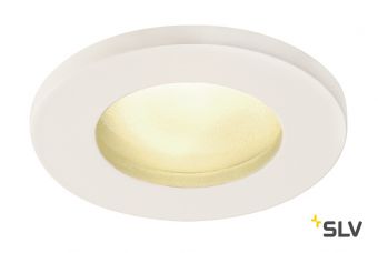 DOLIX OUT ROUND GU10 светильник встраиваемый IP65 для лампы GU10 50Вт макс., белый (ex 111021)