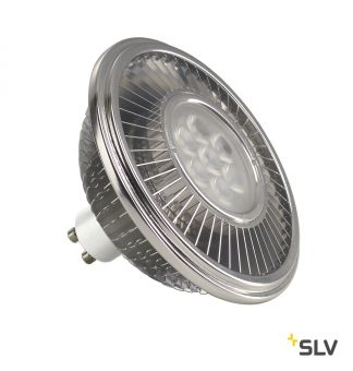 LED QPAR111 GU10 источник света 230В, 13Вт, 2700K, 1100лм, 30°, димм., алюм. корпус (ex 551642)