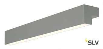 L-LINE  60 LED светильник накладной IP44 10Вт с LED 3000К, 820лм, 120°, серый