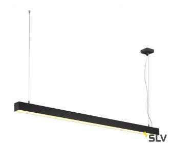 Q-LINE SINGLE LED светильник подвесной 45.8Вт с LED 3000К, 3700лм, черный (ex 155120)