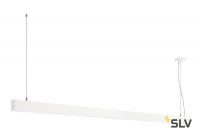 GLENOS PD 2m светильник подвесной 85Вт с LED 4000К, 6600лм, UGR<28, диммируемый 1-10В, белый