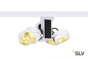 3Ph, TEC KALU 4 LED светильник накладной 60Вт с LED 3000К, 3800лм, 4х  60°, белый/ черный
