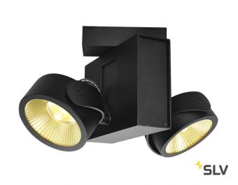 TEC KALU 2 LED светильник накладной 31Вт с LED 3000К, 1900лм, 2х 24°, черный
