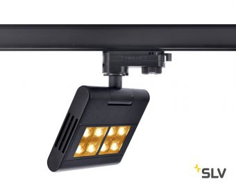 3Ph, LENITO светильник 23Вт с LED 3000К, 2450лм, 120°, черный