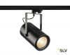 3Ph, EURO SPOT LED LARGE светильник 61Вт с LED 3000К, 5500лм, 12°, черный