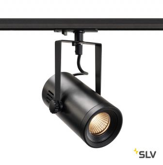 1PHASE-TRACK, EURO SPOT LED SMALL светильник 11Вт с LED 3000К, 650лм, 36°, черный