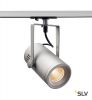 1PHASE-TRACK, EURO SPOT LED SMALL светильник 11Вт с LED 3000К, 650лм, 36°, серебристый