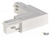 3Ph | EUTRAC®, L-коннектор с разъёмом питания, 16А макс., GND по внутр. углу, белый (ex 145681)
