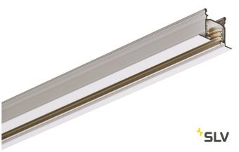 3Ph | EUTRAC® R шинопровод встраиваемый 3м, трехканальный, 230В, 16А макс., белый RAL9016 (ex145311)