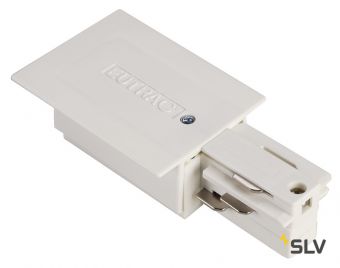 3Ph | EUTRAC® R, разъём питания, 16А макс., GND справа, белый RAL9016 (ex 145771)