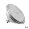 LED QPAR111 GU10 источник света 230В, 7Вт, 3000K, 730лм, 25°, серебристый корпус