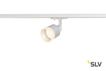 1PHASE-TRACK, PURI GLASS светильник для лампы GU10 50Вт макс., белый/ стекло матовое