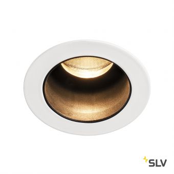 HORN MEDI LED светильник встраиваемый 350мА 5Вт с LED 3000К, 230лм, 15°, белый/  черный