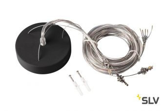 MEDO 30/60/90 LED, подвес 5м, 5-жильный, черный