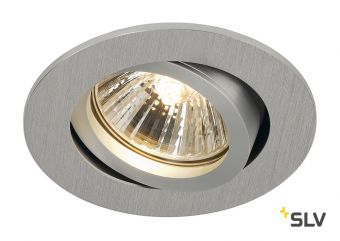 NEW TRIA 68 ROUND GU10 CS/LS светильник встраиваемый для лампы GU10 50Вт макс., матирован. алюминий