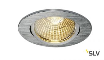 NEW TRIA 68 ROUND CS/LS DtW светильник встр. 7.2Вт с LED 1800-3000К, 440лм, 38°, CRI>90, алюминий