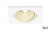 NEW TRIA 68 SQUARE CS/LS DtW светильник встр. 7.2Вт с LED 1800-3000К, 440лм, 38°, CRI>90, белый
