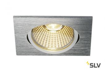 NEW TRIA 68 SQUARE CS/LS DtW светильник встр. 7.2Вт с LED 1800-3000К, 440лм, 38°, CRI>90, алюминий