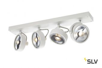 KALU 4 ES111 светильник накладной для 4-х ламп ES111 по 75Вт макс., черный