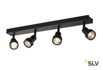 PURI QUAD CW светильник накладной для 4-х ламп GU10 по 50Вт макс., черный