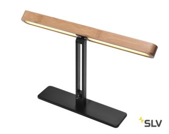 VINCELLI D TL светильник настольный 12Вт с LED 2700К, 500лм, черный / бамбук светлый