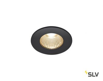 PATTA-I ROUND DtW светильник встраиваемый IP65 7.3Вт c LED 1800-3000К, 440лм, CRI>90, черный