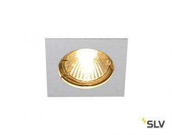 PIKA SQUARE QPAR51 светильник встраиваемый для лампы GU10 50Вт макс., серебристый