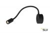 DIO FLEX PLATE LED светильник накладной 1.9Вт с выключателем и LED 2700К, 70лм, 45°, черный