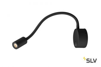 DIO FLEX PLATE LED светильник накладной 1.9Вт с выключателем и LED 2700К, 70лм, 45°, черный