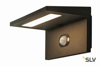 ANGOLUX SOLAR светильник настен. IP54 1.8Вт с солнечной батареей и LED 3000K, 150лм, 130°, антрацит