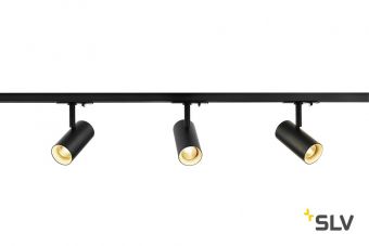 1PHASE-TRACK, комплект из 2-х шинопроводов по 1м, 3-х NOBLO SPOT по 7.5Вт, аксессуаров, черный