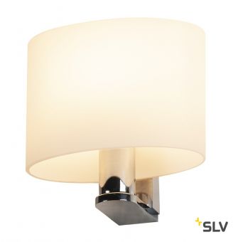 KENKUA светильник настенный для лампы E27 40Вт макс.,  хром/ стекло белое