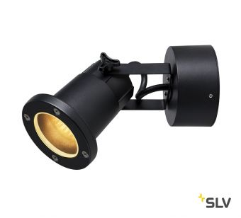 NAUTILUS WL QPAR51 Outdoor surface-mounted wall light black