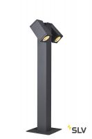 THEO PATHLIGHT светильник напольный IP44 для 2 ламп  QPAR51 7Вт макс., антрацит