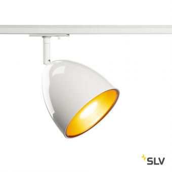 1PHASE-TRACK, PARA CONE 14 светильник для лампы GU10 25Вт макс., белый/ золото