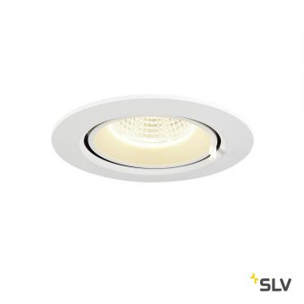 GIMBLE IN  68 светильник встраиваемый 350мА 6Вт с LED 4000K, 560лм, 36°, матовый белый