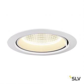 GIMBLE IN 175 светильник встраиваемый 1000мА 38Вт с LED 4000K, 3550лм, 40°, матовый белый